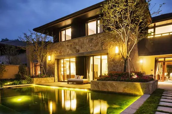 Types of outdoor and garden lighting